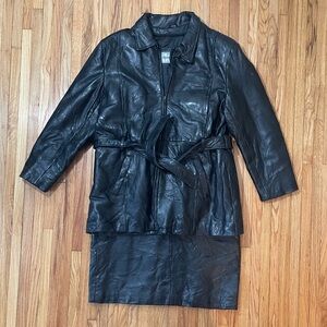 MONROE & MAIN Patchwork Leather Set